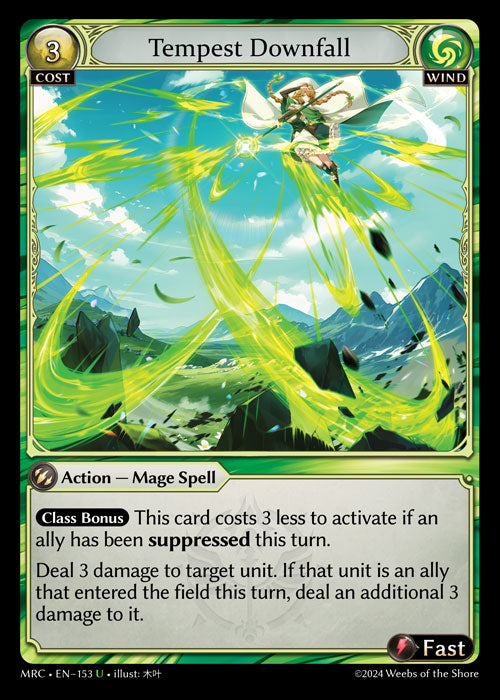 Tempest Downfall - Ultra Rare Cards