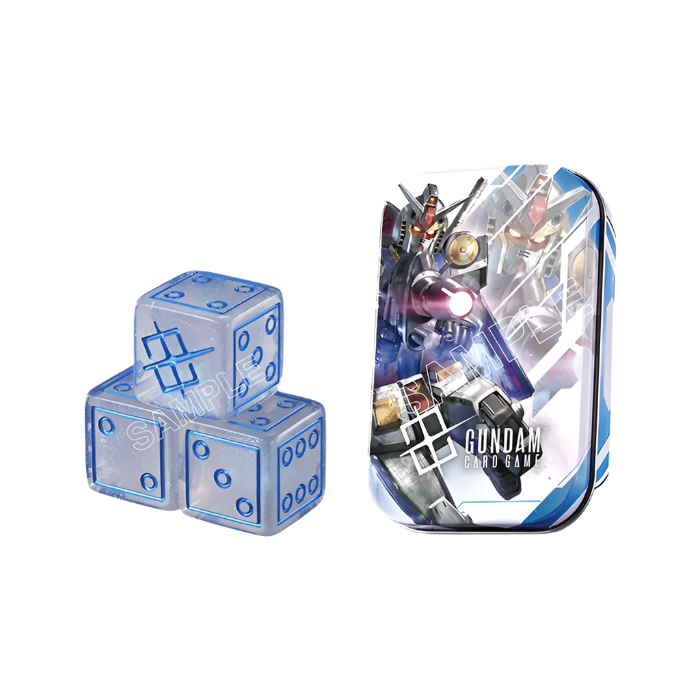Gundam Card Game Damage Counter Dice Set 01 - Ultra Rare Cards