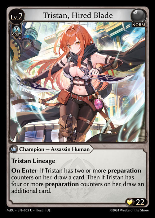 Tristan, Hired Blade (Foil) - Ultra Rare Cards