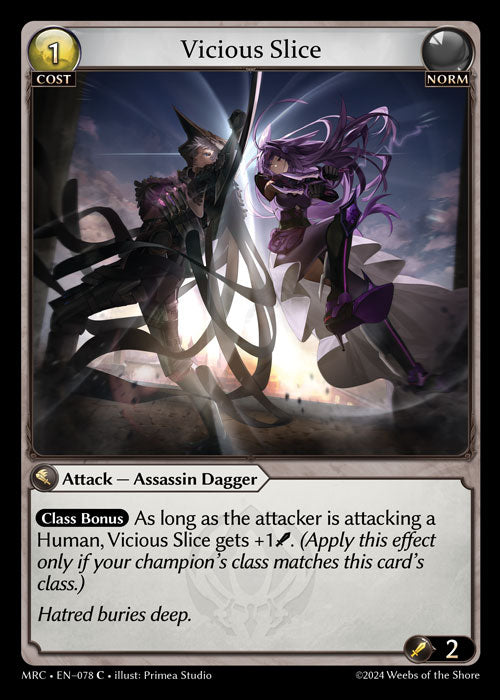 Vicious Slice (Foil) - Ultra Rare Cards